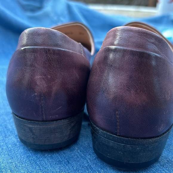 Neosens Slip On Loafer W 6.5 Purple Leather Women's Size 6.5 EU 37 Made in Spain - Picture 5 of 12